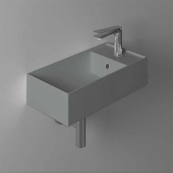 Раковина Simas Agile AG50 cemento  matt*1 50х27х13, серый матовый