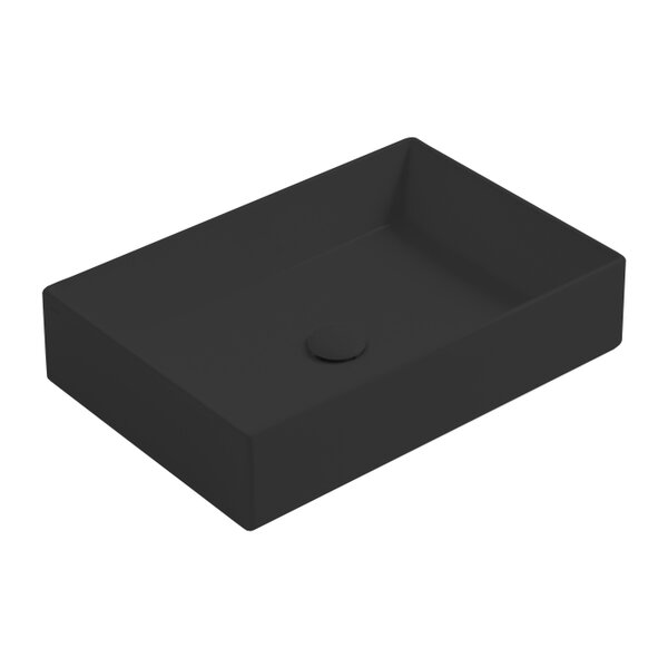 Раковина Simas Agile AG60 nero matt 60х40х13, черный матовый