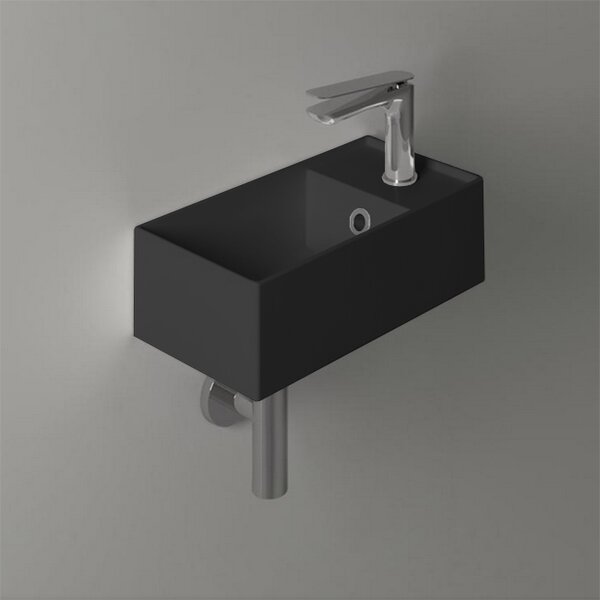 Раковина Simas Agile AG20 nero matt*1 40х20х13, черный матовый