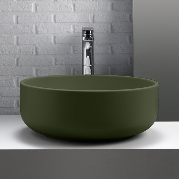 Раковина Kerasan Ciotola 430211 46х46 цвет Verde muschio