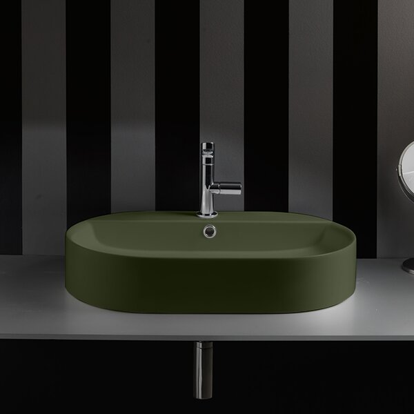 Раковина Kerasan Ciotola 028511*1 65х40 цвет Verde muschio