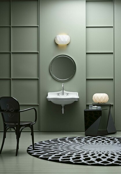 Раковина AZZURRA Jubilaeum 90х56 см, 1 отв. JULP0905500MBI/(JUB200/90 bi)*1