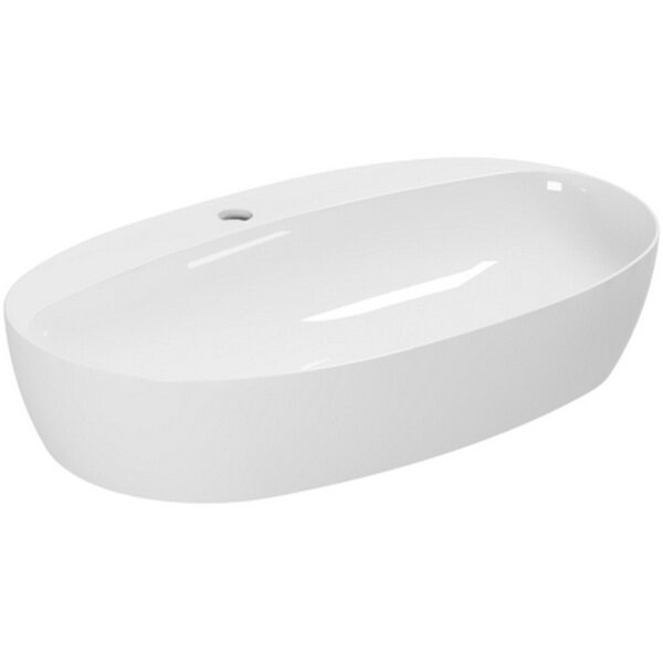 Раковина AZZURRA Elegance 70х42 см, 1 отв., накладная ELLA070420CMBI/(ECI70M bi)*1