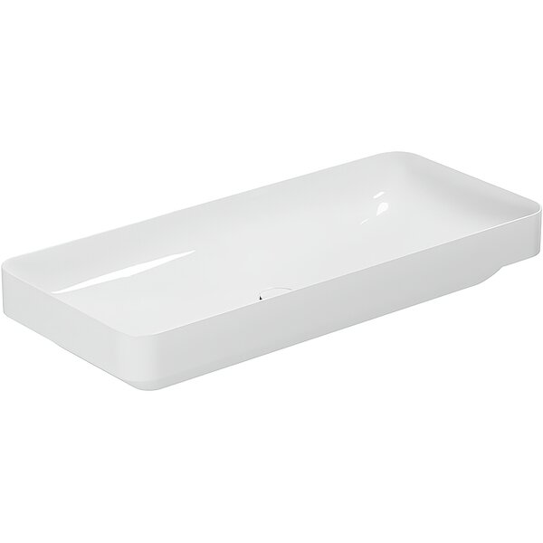Раковина AZZURRA Elegance 90x40 см, без отв. ELLG090400S0BI/(ESO90 bi)*0