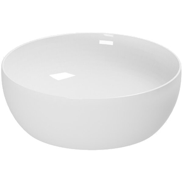Раковина AZZURRA Elegance 40х40x14 см, без отв. ELLA040140C0BI/(ECI40 bi)*0