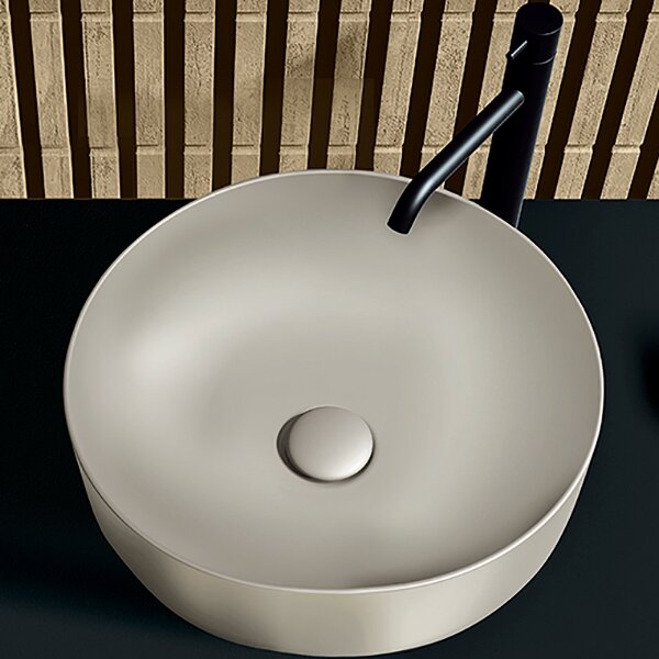 Раковина Kerasan Nolita 534459 40х40 цвет Grigio matt