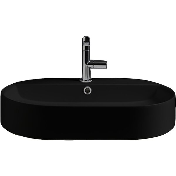 Раковина Kerasan Ciotola 028531*1 65х40 цвет черный матовый