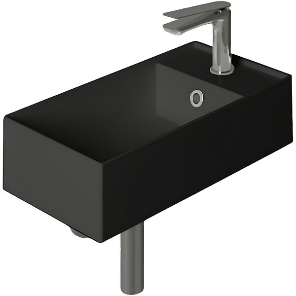 Раковина Simas Agile AG50 nero matt*1 50х27х13, черынй матовый