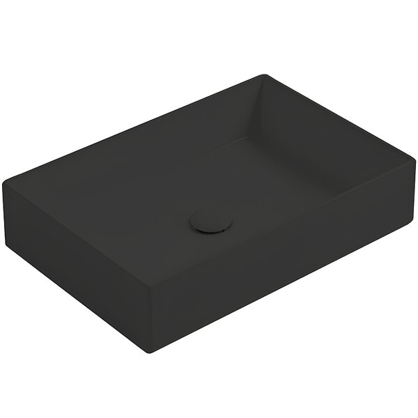 Раковина Simas Agile AG60 nero matt 60х40х13, черный матовый