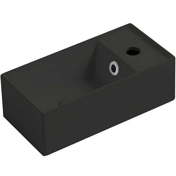 Раковина Simas Agile AG20 nero matt*1 40х20х13, черный матовый