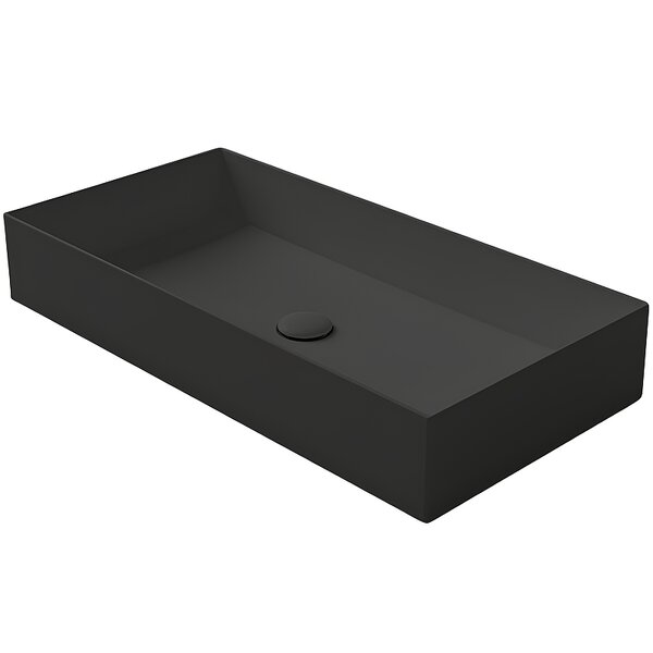 Раковина Simas AGILE AG80 Nero Matt 80х40, черный матовый
