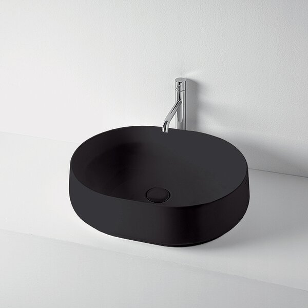 Раковина Kerasan F10 460531 56х44 цвет черный матовый