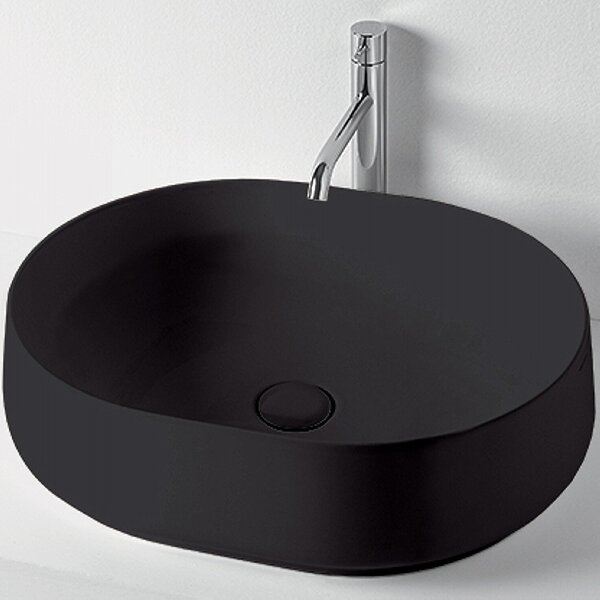Раковина Kerasan F10 460531 56х44 цвет черный матовый