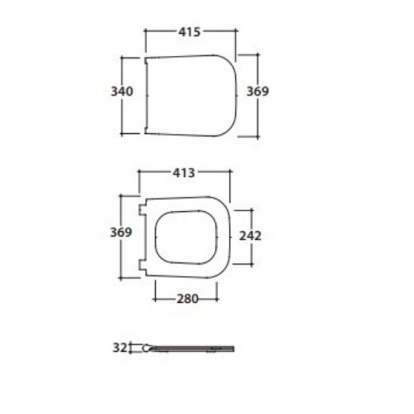 Globo Stone ST024.BI Сиденье съемное для унитаза STS07, с микролифтом, цвет: белый