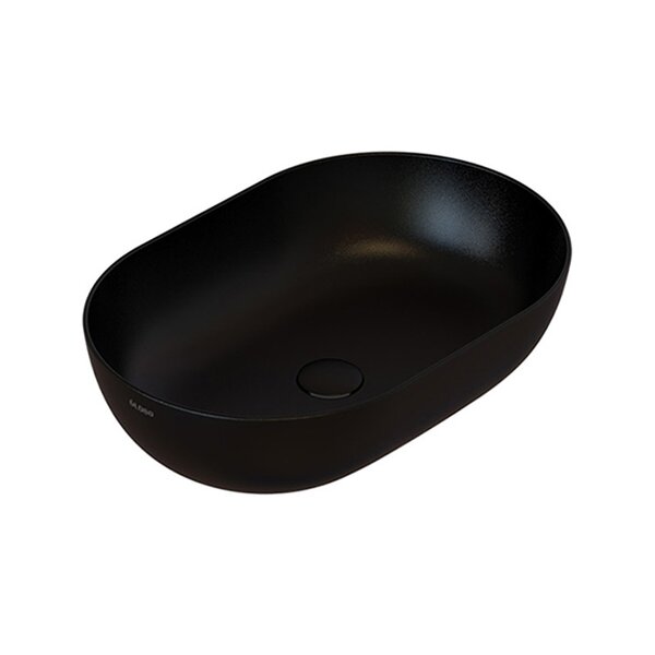 Раковина-чаша GLOBO T-Edge B6O54.AR 54х36 см, цвет черный матовый
