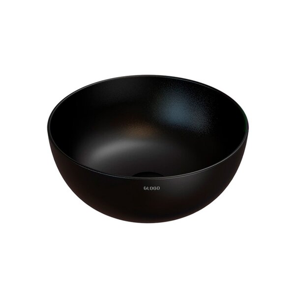 Раковина-чаша GLOBO T-Edge B6T37.AR на столешницу 34х34х16, цвет Nero opaco