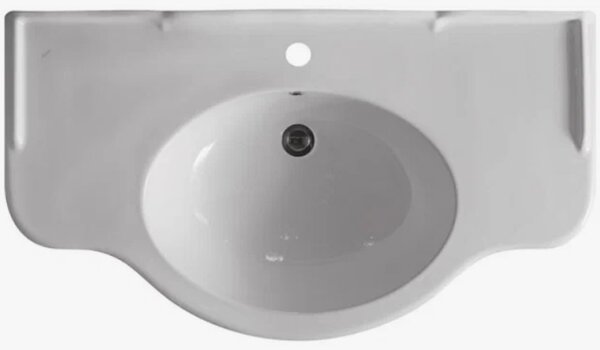 Раковина GLOBO Paestum PA056.BI*1,  90х56 с 1 отверстием под смеситель