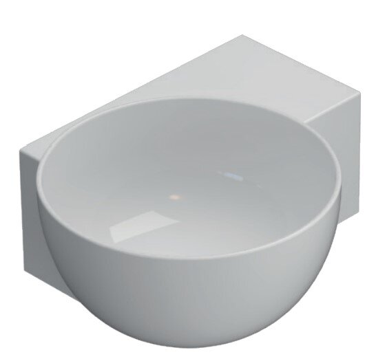 Раковина GLOBO T-Edge TE040BI*0 40х32 см, без отверстия под смеситель