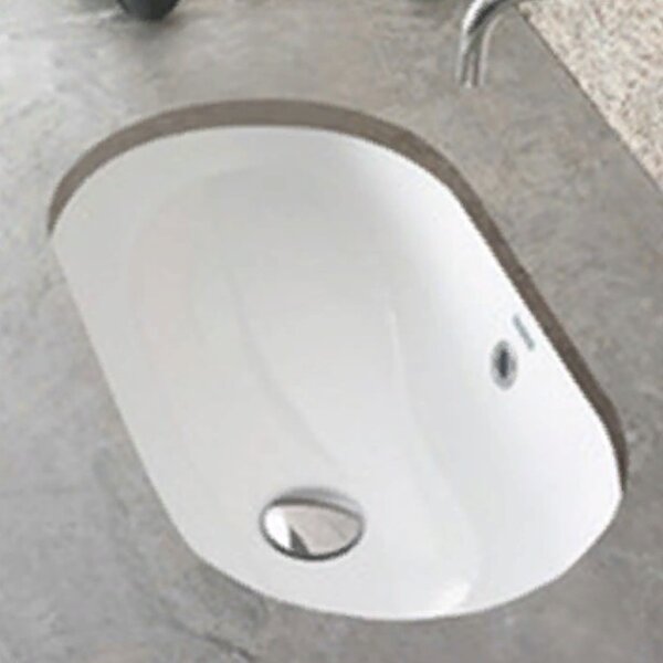 Раковина GLOBO Forty3/Bowl SC043.BI*0 встраиваемая под столешницу 60х37*h20см
