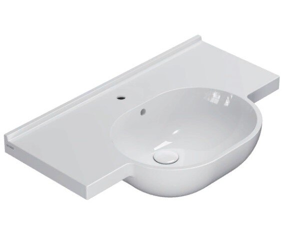 Раковина GLOBO Mode ME080BI*1, 80х49 см, с 1 отв. под смеситель