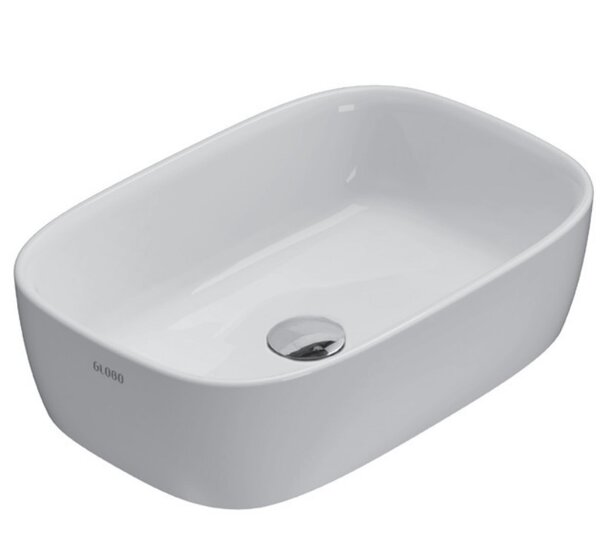 Раковина GLOBO Genesis GE044.BI*0 накладная 55х37х15 cм
