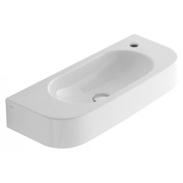 Раковина GLOBO Forty3 SCT70.BI*1dx 70х27см, с 1 отв-ем под смеситель справа DX