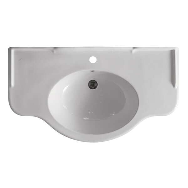 Раковина Globo Paestum PA022.BI*1, 110х60см с 1 отв. под смеситель
