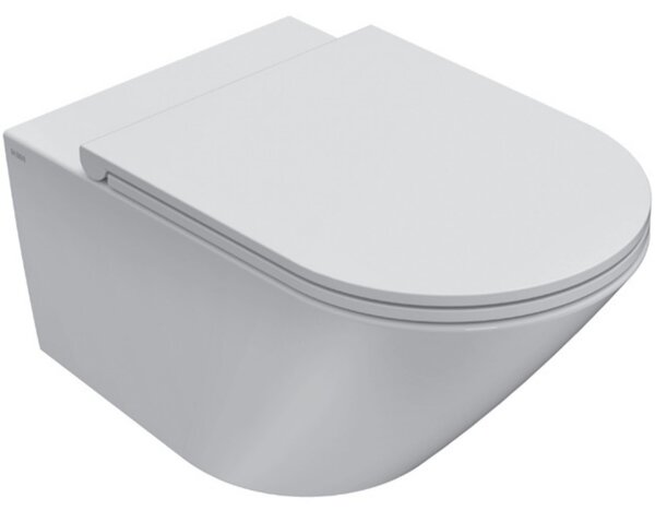 Унитаз GLOBO Forty3 FOS05.BI подвесной безободковый 57x36 см