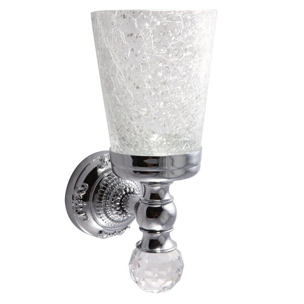 Migliore Cristalia 16788 Cтакан настенный, стекло/хром/SWAROVSKI