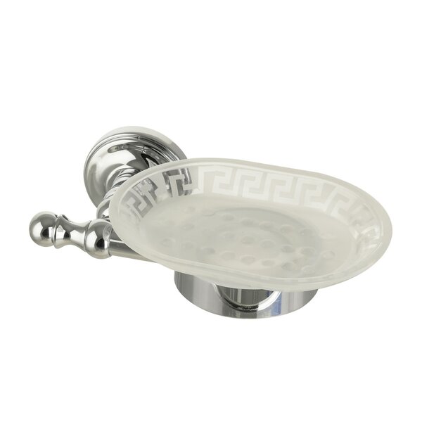 Migliore Mirella 28150 Держатель настенный для прозрачной мыльницы с декором, хром