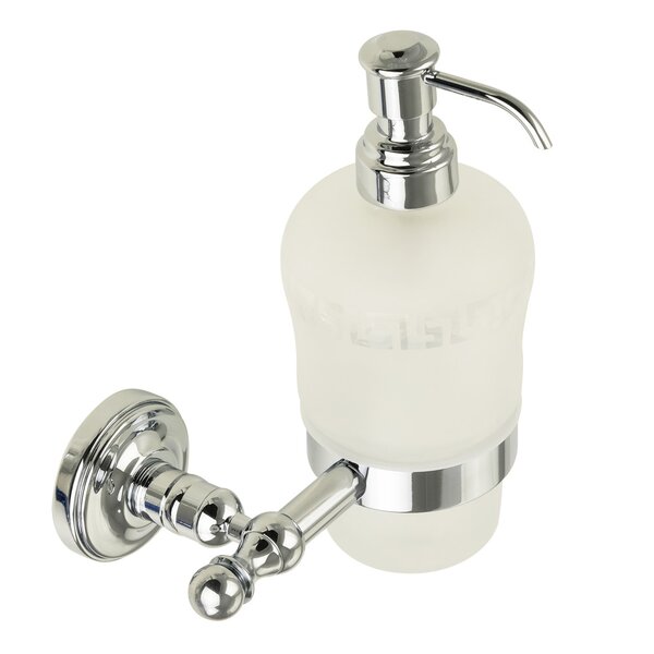 Migliore Mirella 28150 Держатель настенный для прозрачного дозатора ж/мыла с декором, хром