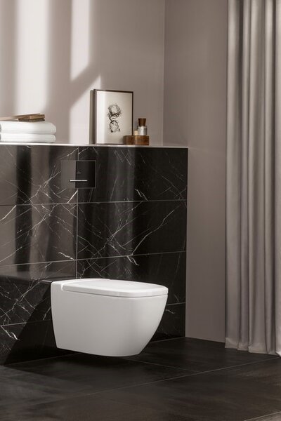Унитаз, Villeroy&Boch, Antheus, подвесной, шгв 375*560*350, CeramicPlus, альпийский белый