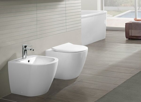 Унитаз приставной Villeroy & Boch Subway 2.0 5602R0R1 CeramicPlus
