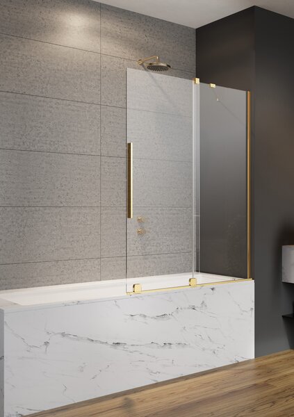 Шторка для ванны Radaway Furo PND II Gold 120*150 прозрачное 8 правая 1/2 10109638-09-01R