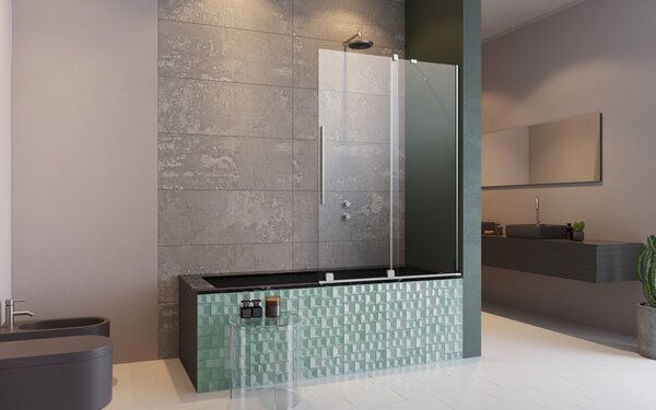 Шторка для ванны Radaway Furo PND II 160*150 прозрачное 8 правая 1/2 10109838-01-01R