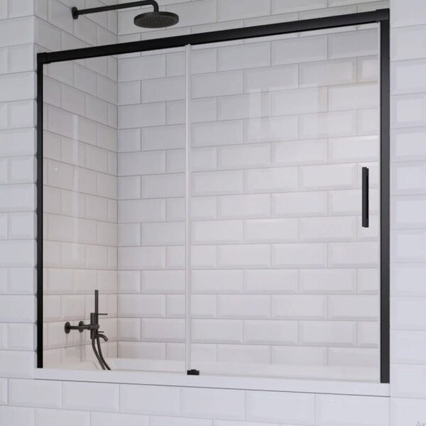 Шторка на ванну Radaway Idea Black PN DWJ 150 Left 10003150-54-01L