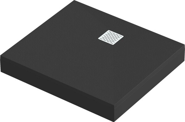 Душевой поддон литьевой Good Door Essentia 2 90x80 черный