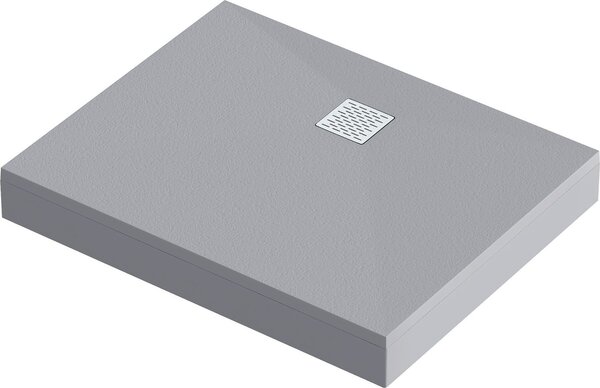 Душевой поддон литьевой Good Door Essentia 2 100x80 серый