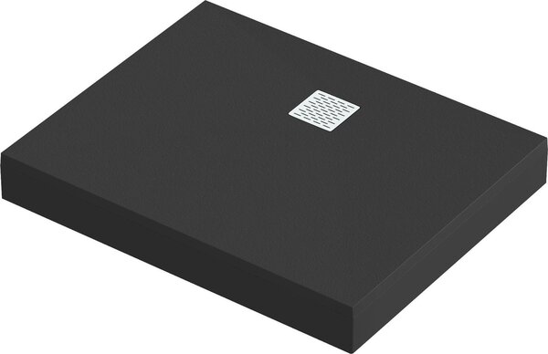 Душевой поддон литьевой Good Door Essentia 2 100x80 черный
