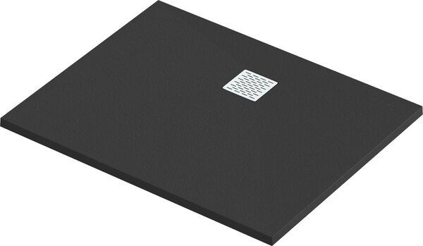 Душевой поддон литьевой Good Door Essentia 2 100x80 черный