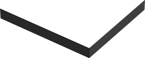 Экран Good Door Essentia 2 100х80 черный