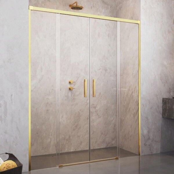Душевая дверь Radaway Idea Gold DWD 160 см профиль золото 387126-09-01