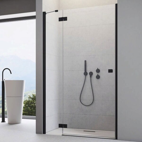 Душевая дверь Radaway Essenza New Black DWJ 100 см распашная профиль черный