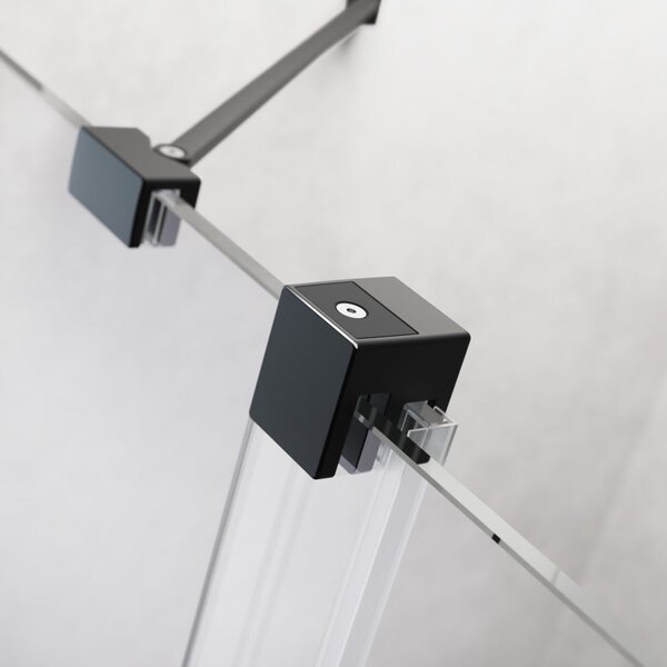 Душевая дверь Radaway Furo Black DWJ 110 см раздвижная (в заказе необходимо указывать 2 артикула: створка двери и неподвижная стенка)