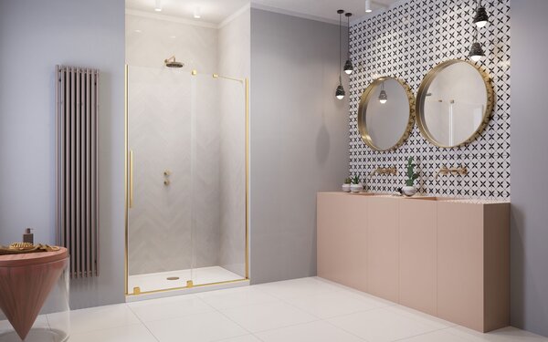 Душевая дверь Radaway Furo Gold DWJ 110 см раздвижная (в заказе необходимо указывать 2 артикула: створка двери и неподвижная стенка)