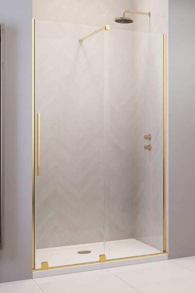 Душевая дверь Radaway Furo Gold DWJ 130 см раздвижная (в заказе необходимо указывать 2 артикула: створка двери и неподвижная стенка)