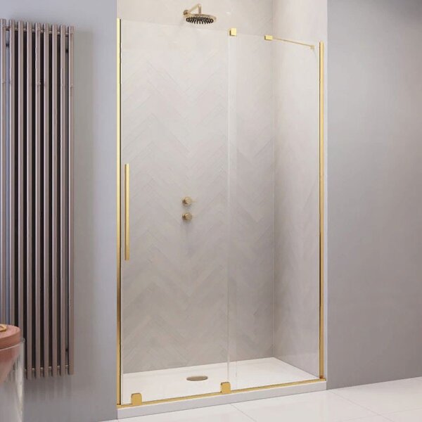 Душевая дверь Radaway Furo Gold DWJ 130 см раздвижная (в заказе необходимо указывать 2 артикула: створка двери и неподвижная стенка)