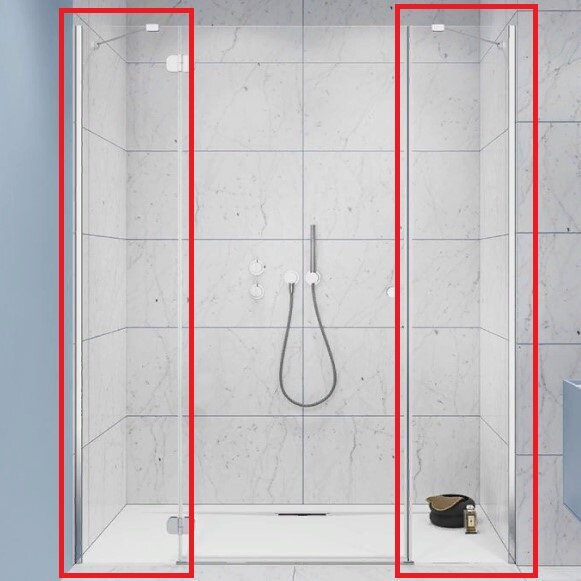 Комплект боковых стенок Radaway front wall 420 мм 1320420-01-01