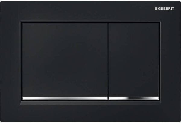 Смывная клавиша GEBERIT Omega30 115.080.KM.1 черный глянец