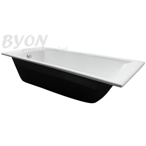Чугунная ванна Byon Milan 170x75 с ножками в комплекте